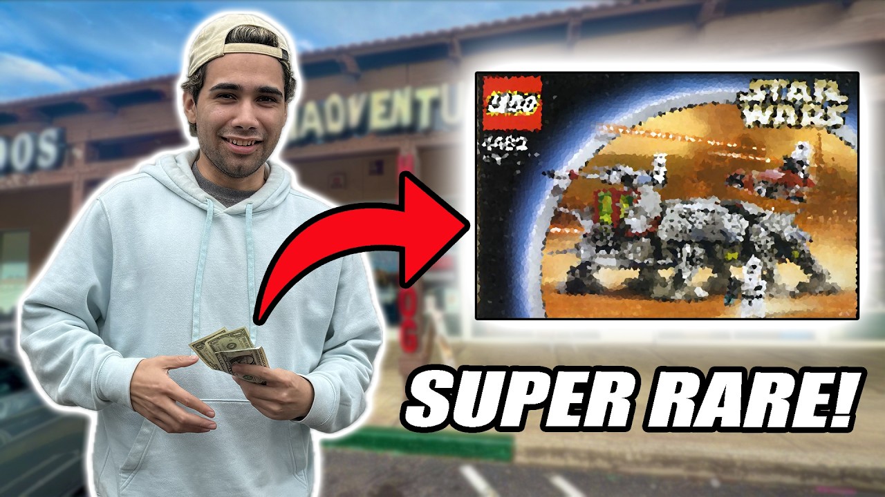 FINDING AN OLD RARE RETIRED LEGO STAR WARS SET IN THE MIDDLE OF NOWHERE!