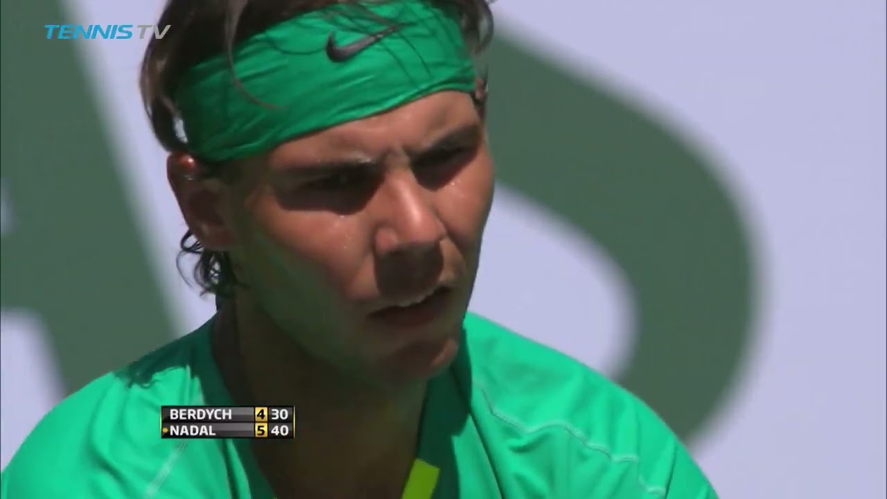 Nadal vs Berdych Indian Wells 2013 Highlight