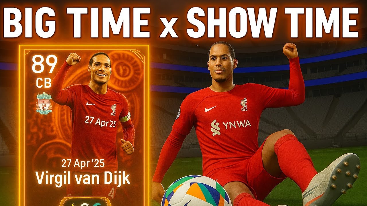 Virgil van Dijk Big Time & Show Time 🔥 Squad Pillars Reveal | eFootball 2025