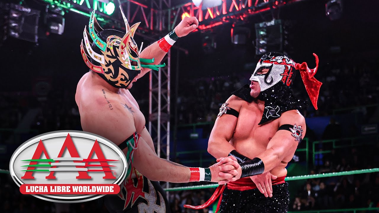 Laredo Kid vs. Octag&oacute;n Jr. vs. Mini Vikingo | Title Match: Lucha Libre AAA, Jan. 24, 2026