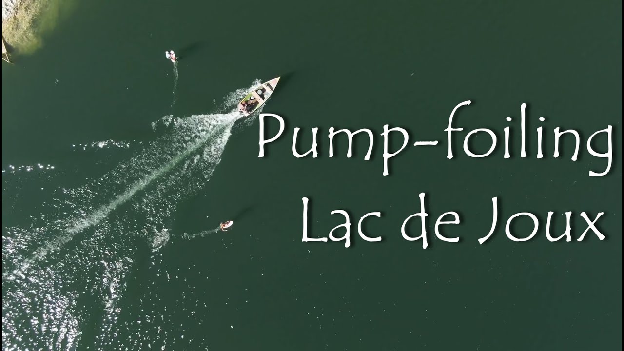 Pumpfoiling with the fisherman on Lac de Joux