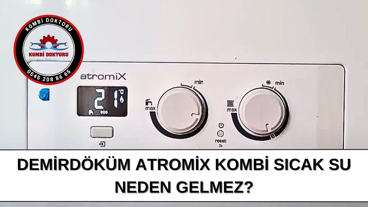 Demirdöküm Atromix Kombi sıcak su neden gelmez? | Demirdöküm Kombi arıza kodları