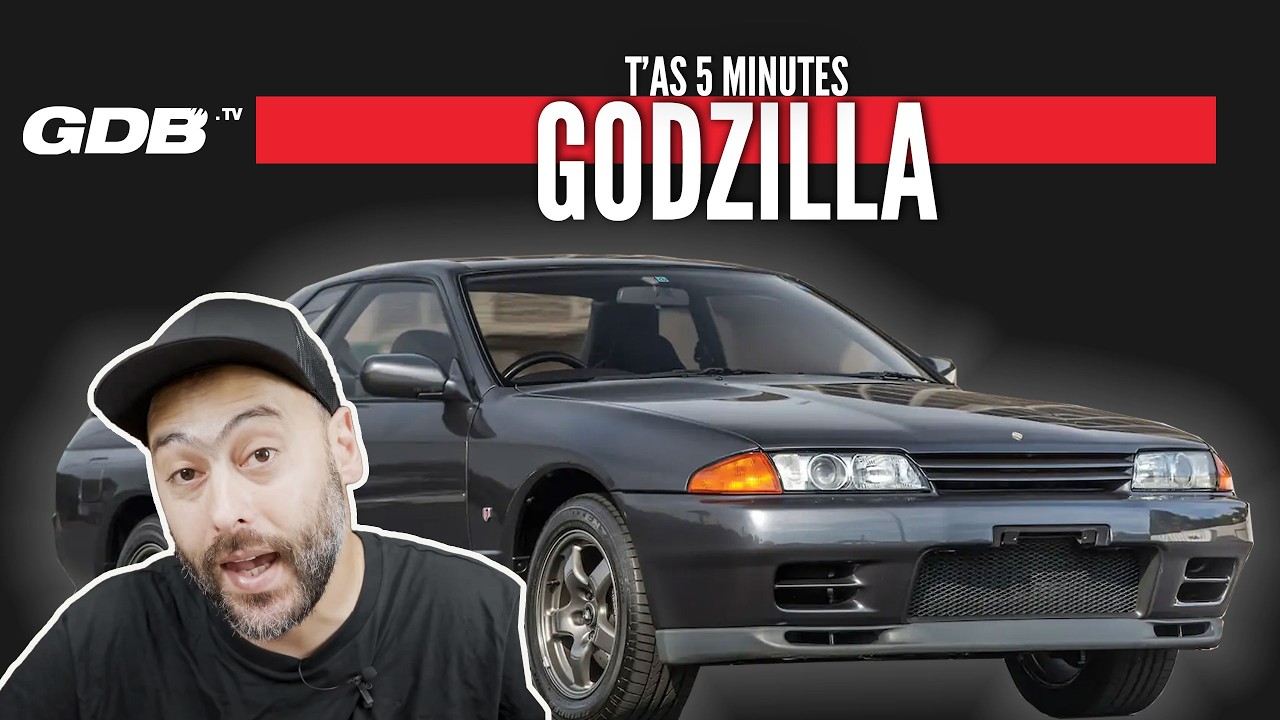 T’AS 5 MINUTES+ : NISSAN R32 GT-R (la vraie GODZILLA)