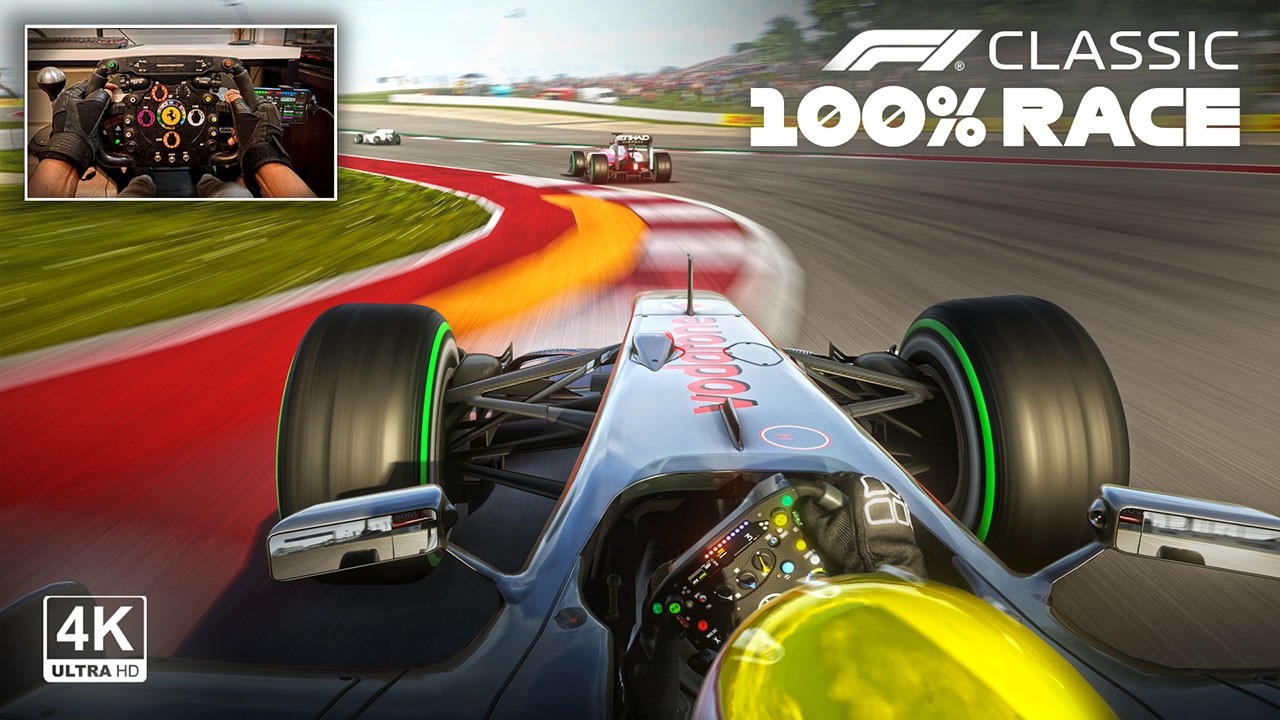Lewis Hamilton's McLaren MP4-27 V8 - 2012 US GP Austin 100% Race | F1Classic Steering Wheel Gameplay