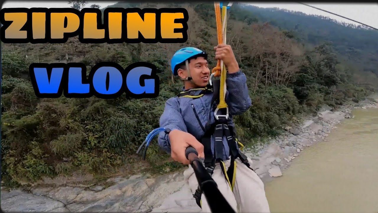 CHITWAN TO GORKHA ZIPLINE AT CHUMLINGTAR | RIVER FUN  BEACH RESORT