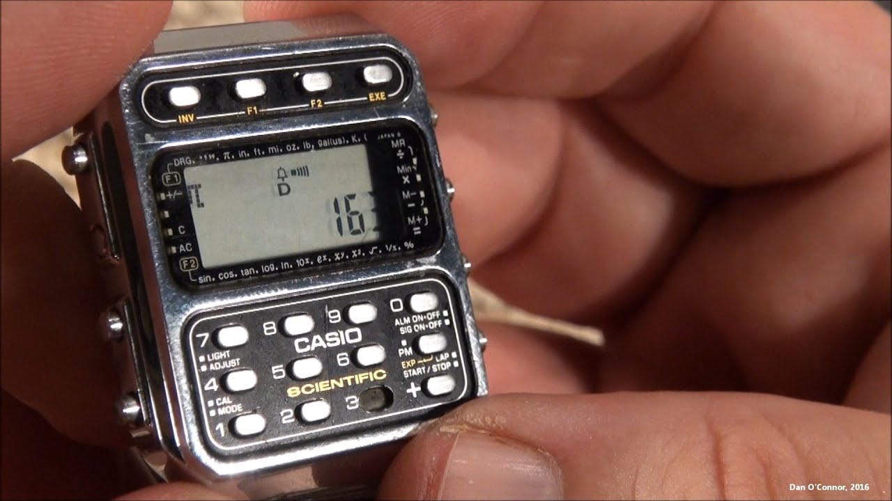 1983 Casio CFX-200 Scientific Calculator Watch
