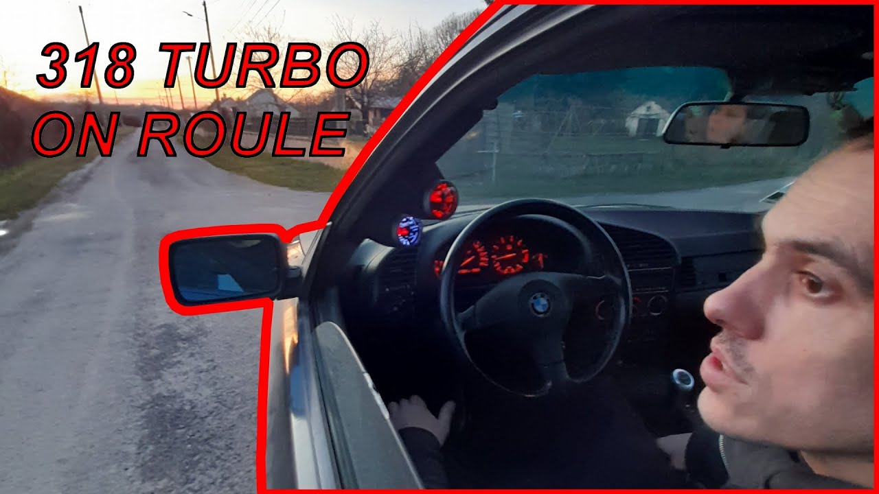 TESTS ROULANT (318is TURBO sans CARTO)
