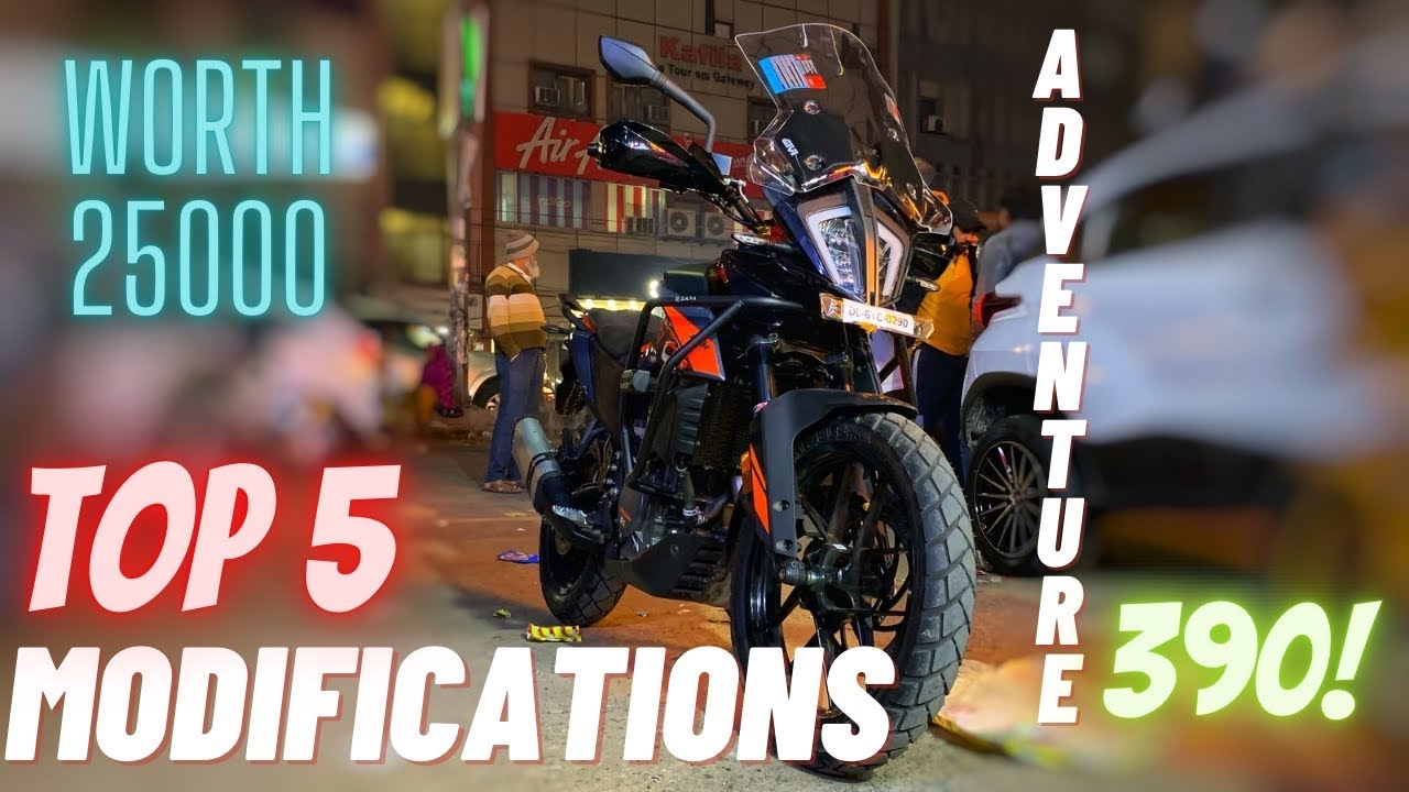 Top 5 Touring Modifications on 2023 KTM ADVENTURE 390 - Worth 25000?