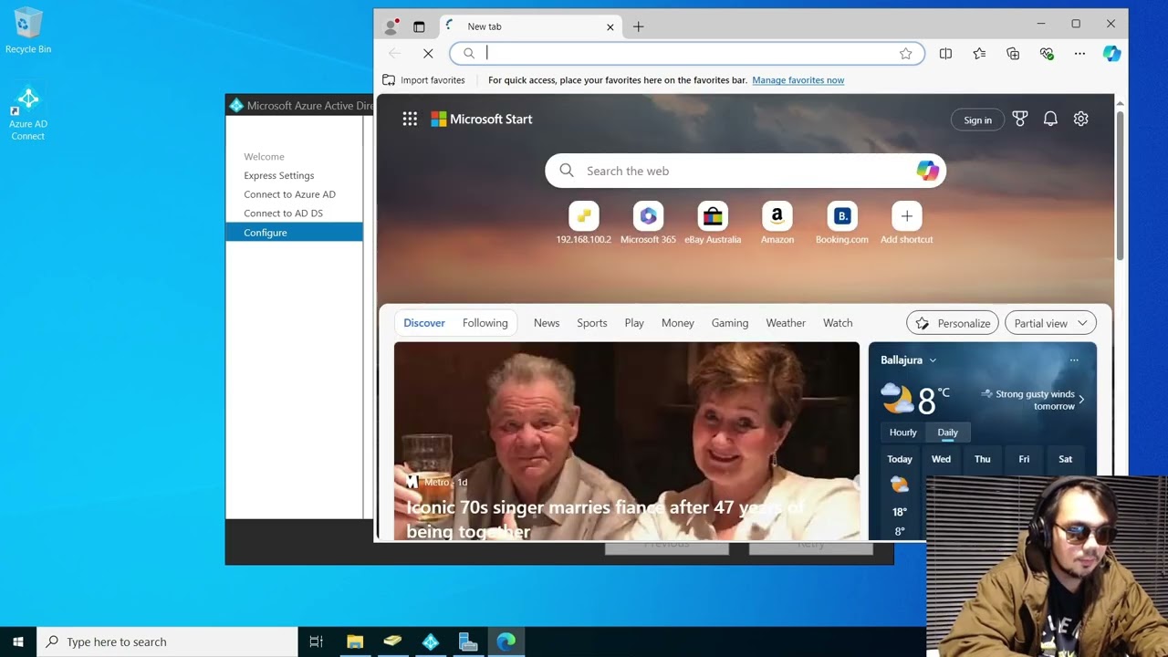 Connect On Prem Active Directory to Entra ID (Azure Active Directory)