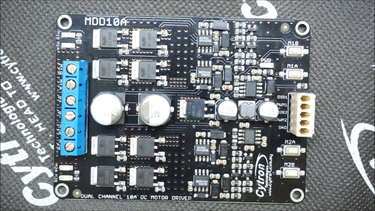 Dual Channel 10A Motor Driver (MDD10A) #motordriver #robotics