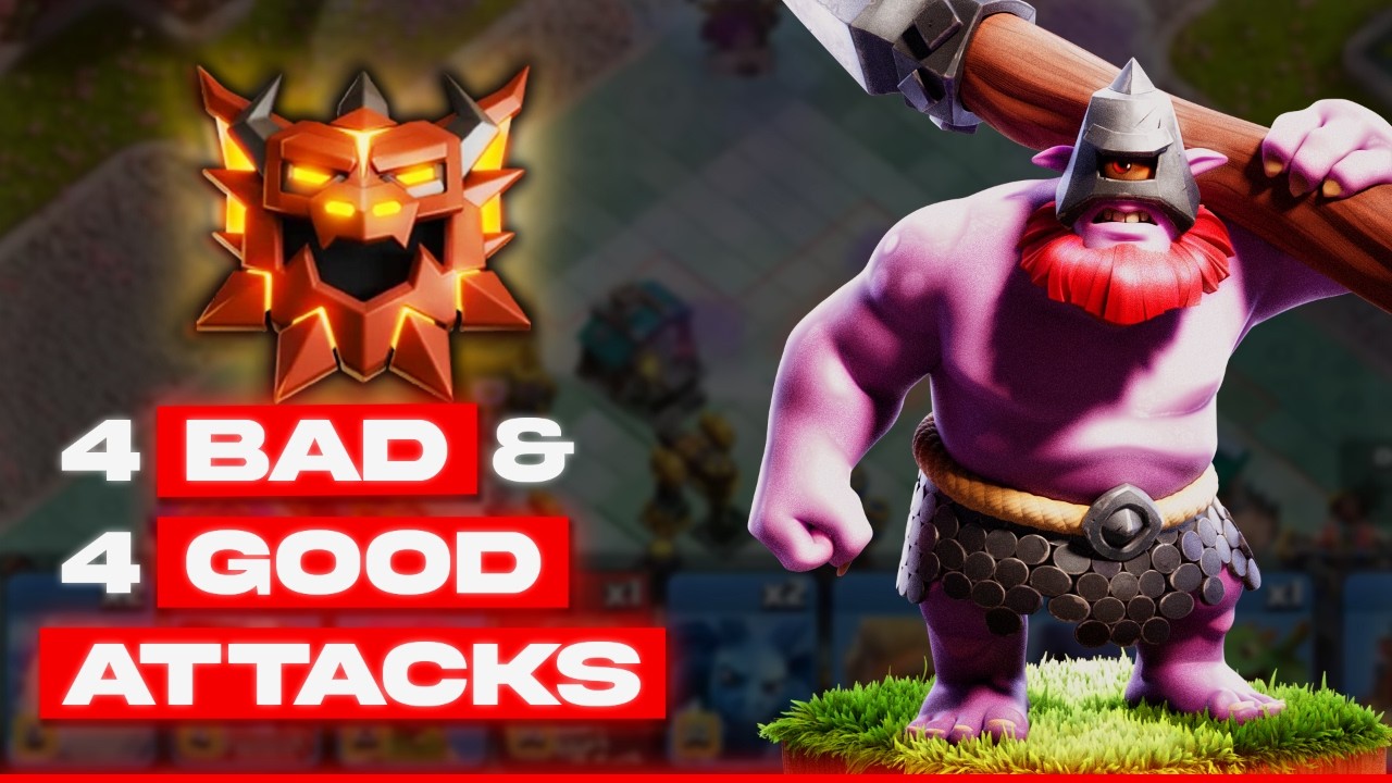 4 BAD & 4 GOOD ATTACKS!!😡😈| Day 18 | Legends League Gameplay | Clash of Clans | thisLegendsGuy