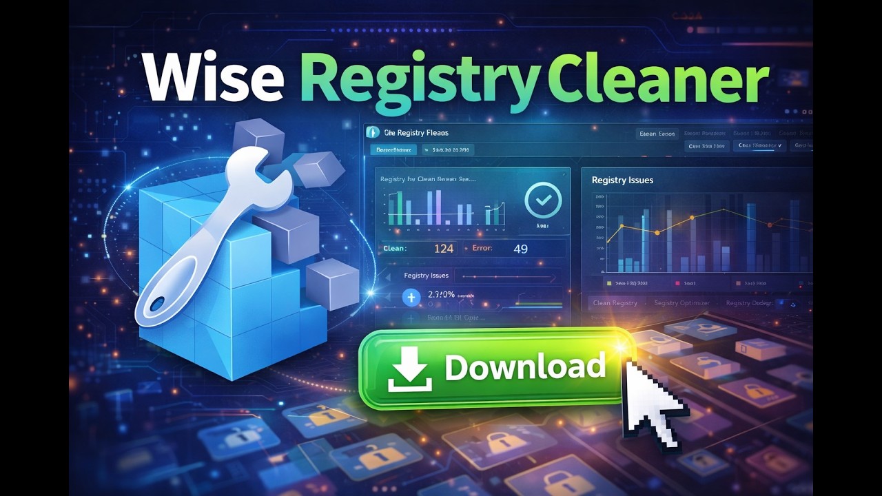 Wise Registry Cleaner Download & Crack - Free Download Latest Version for Boosting PC Performance 🚀🔧