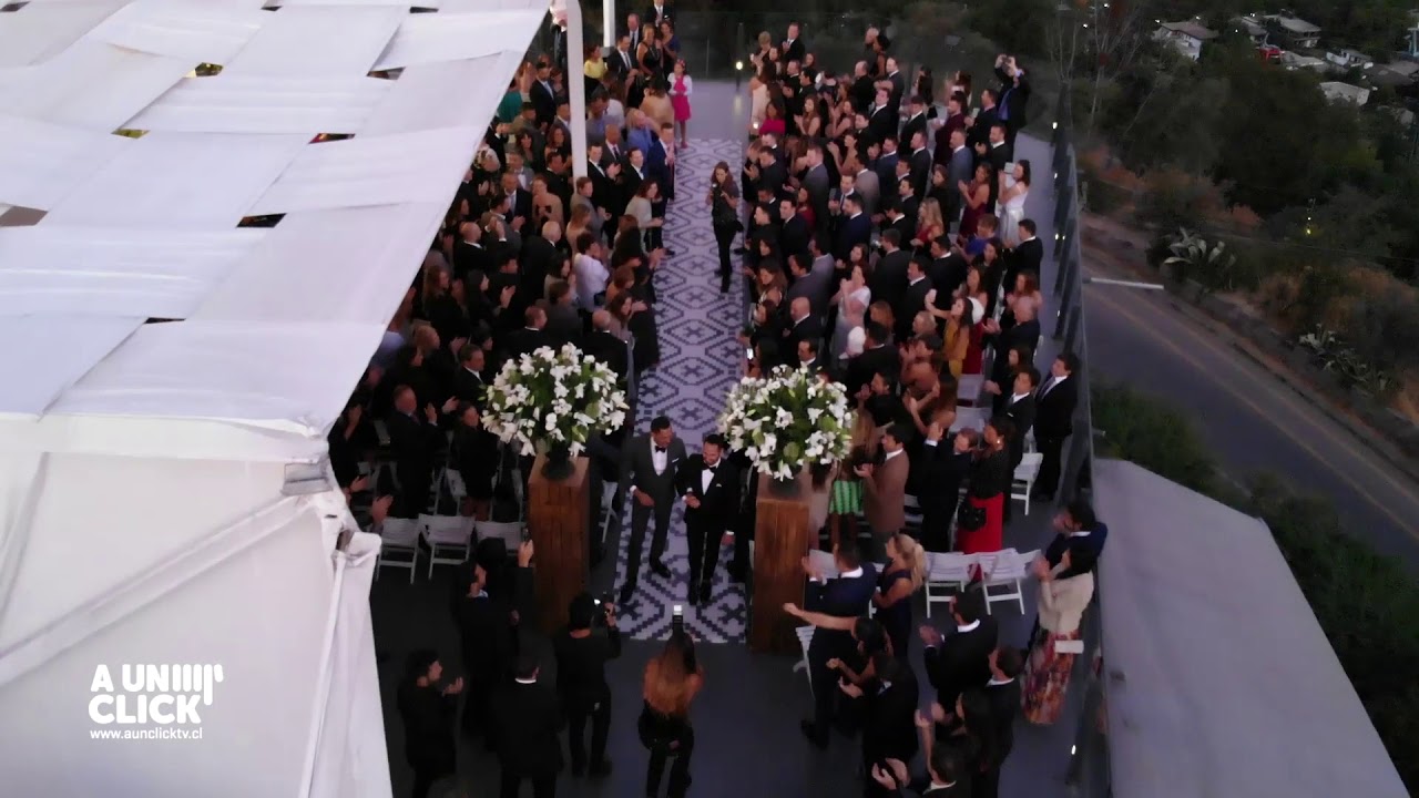 Vista Santiago - Matrimonio Terraza