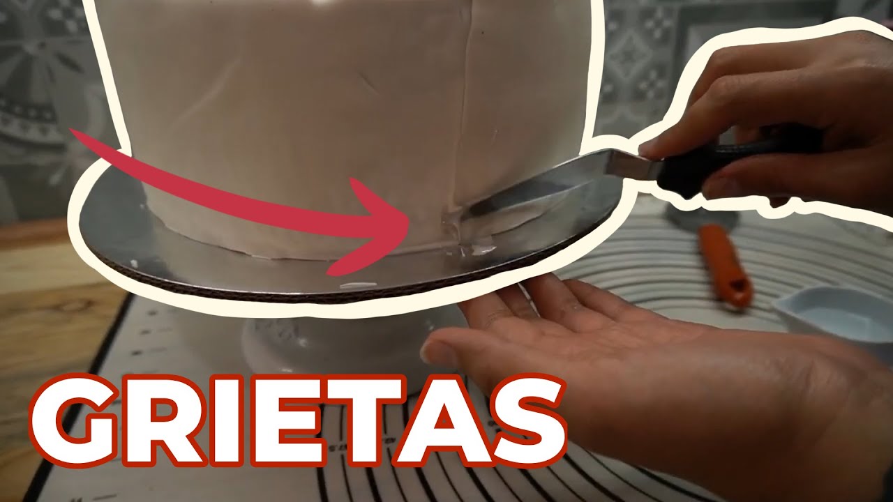 🔧 CÓMO REPARAR GRIETAS y UNIONES en el FONDANT de forma FÁCIL y EFECTIVA 💪🍰 | FonQui