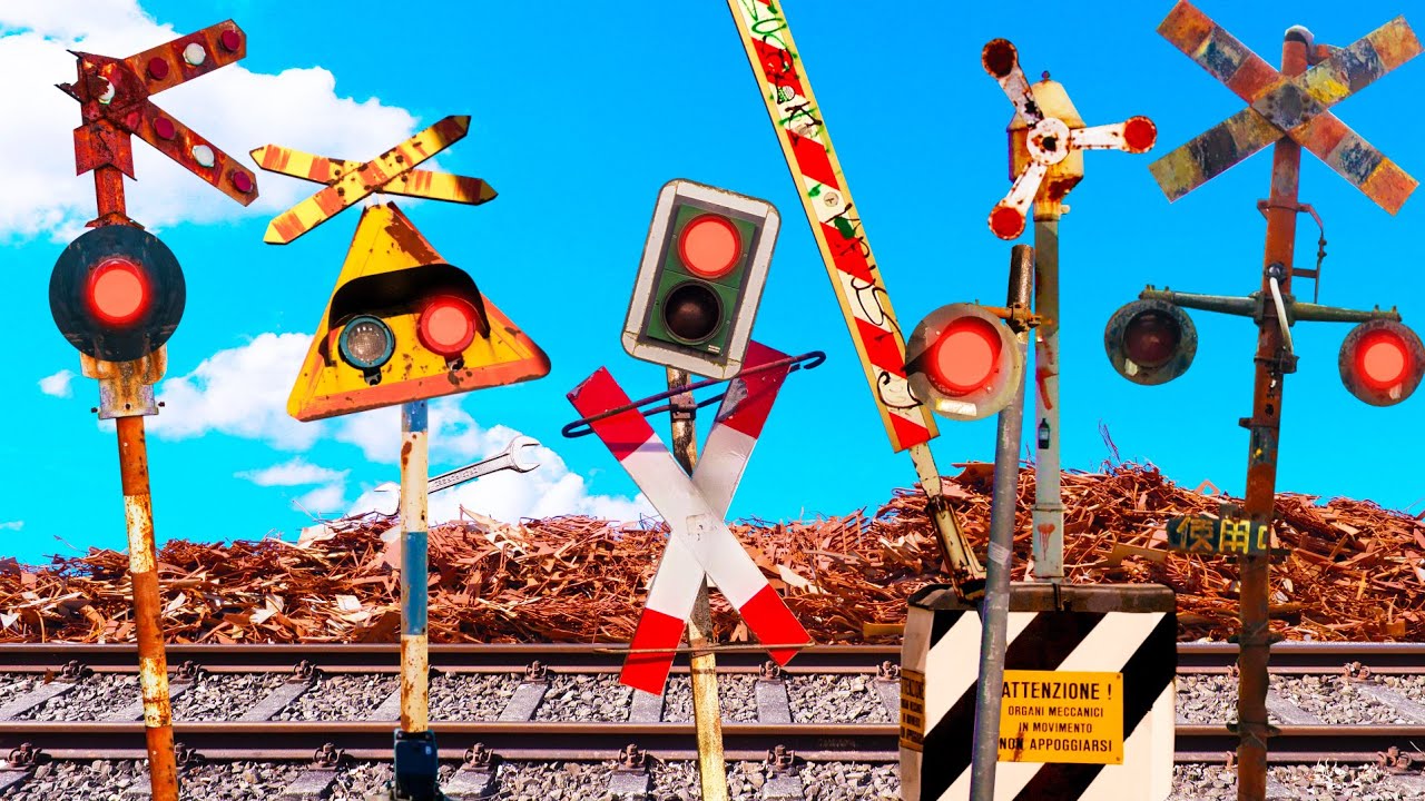 The Unconscious Railroad Crossing Despite Repairs 😂 (Bahnübergang)