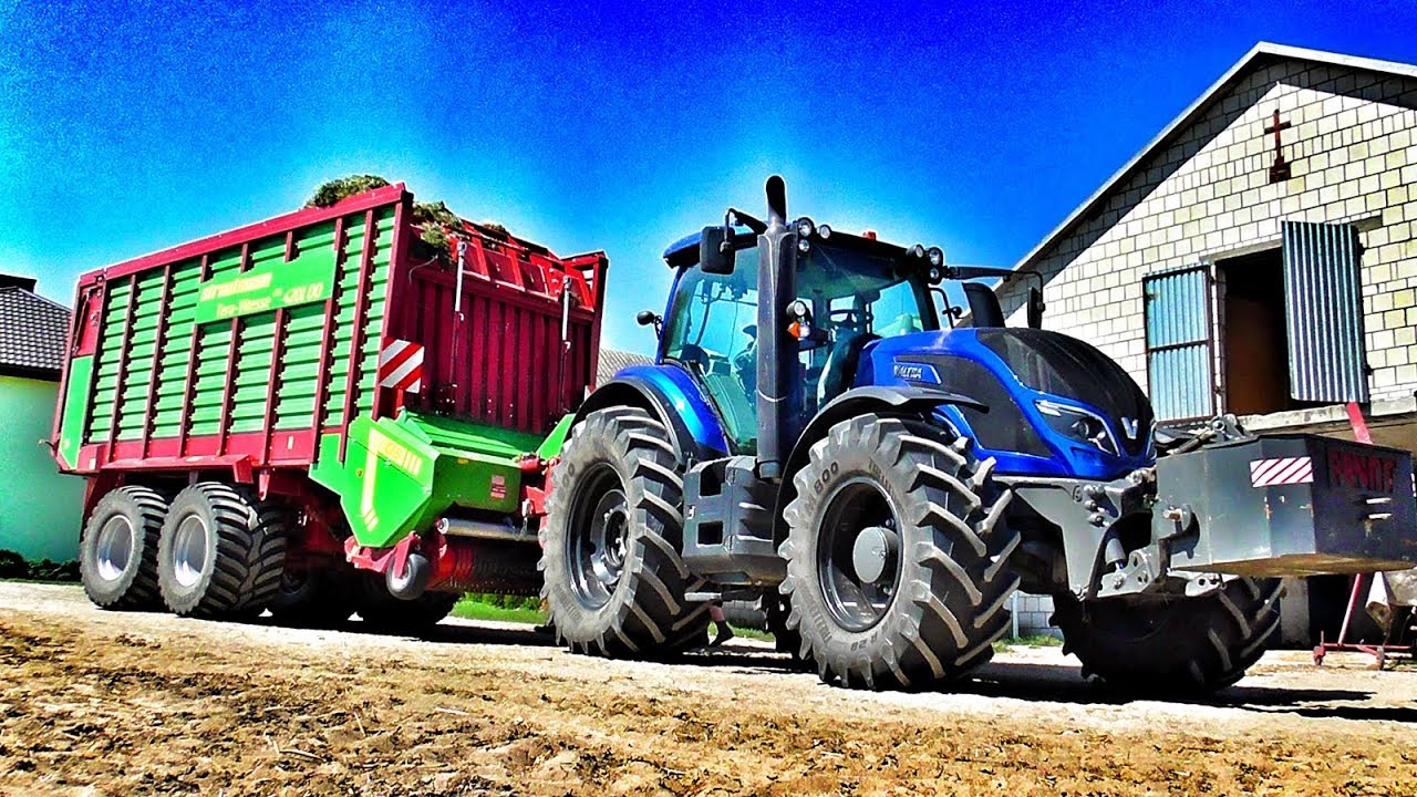 ☆Sianokiszonka2018☆Testy☆Valtra T174 & Strautmann☆GR Frączek☆