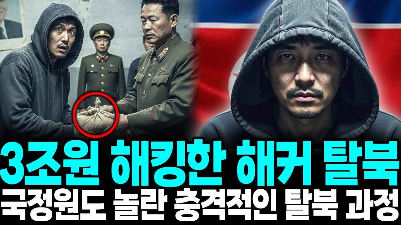 엘리트 해커 3조원 털고 탈북 , 국정원도 놀란 충격적인 탈북 과정ㅣ탈북감동사연