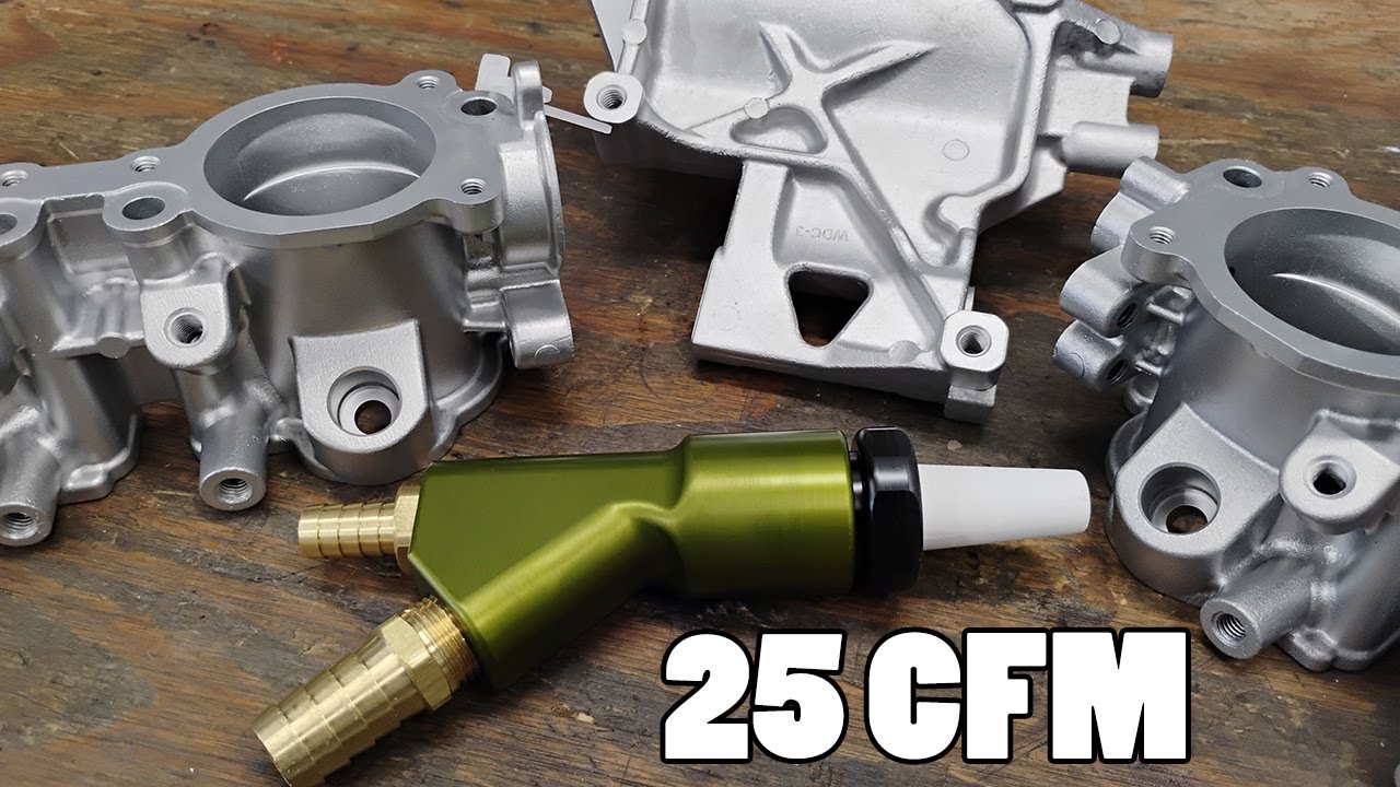 Vapor Blasting Tips and 25cfm Compressor Update