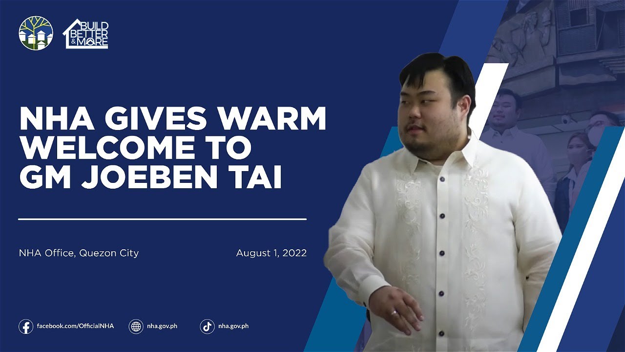 NHA GIVES WARM WELCOME TO GM JOEBEN TAI