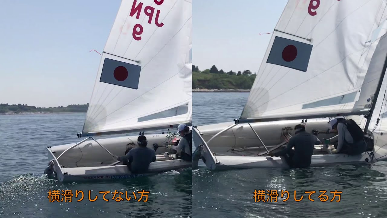 470 軽風ロールタック sailing tack