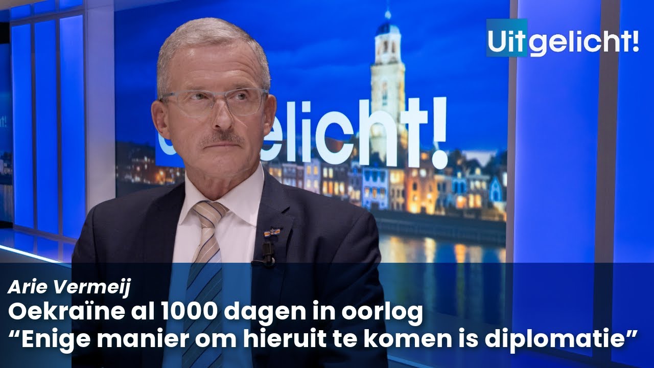 Uitgelicht! 18 november 2024 - Arie Vermeij (generaal b.d.) over 1000 dagen oorlog in Oekraïne