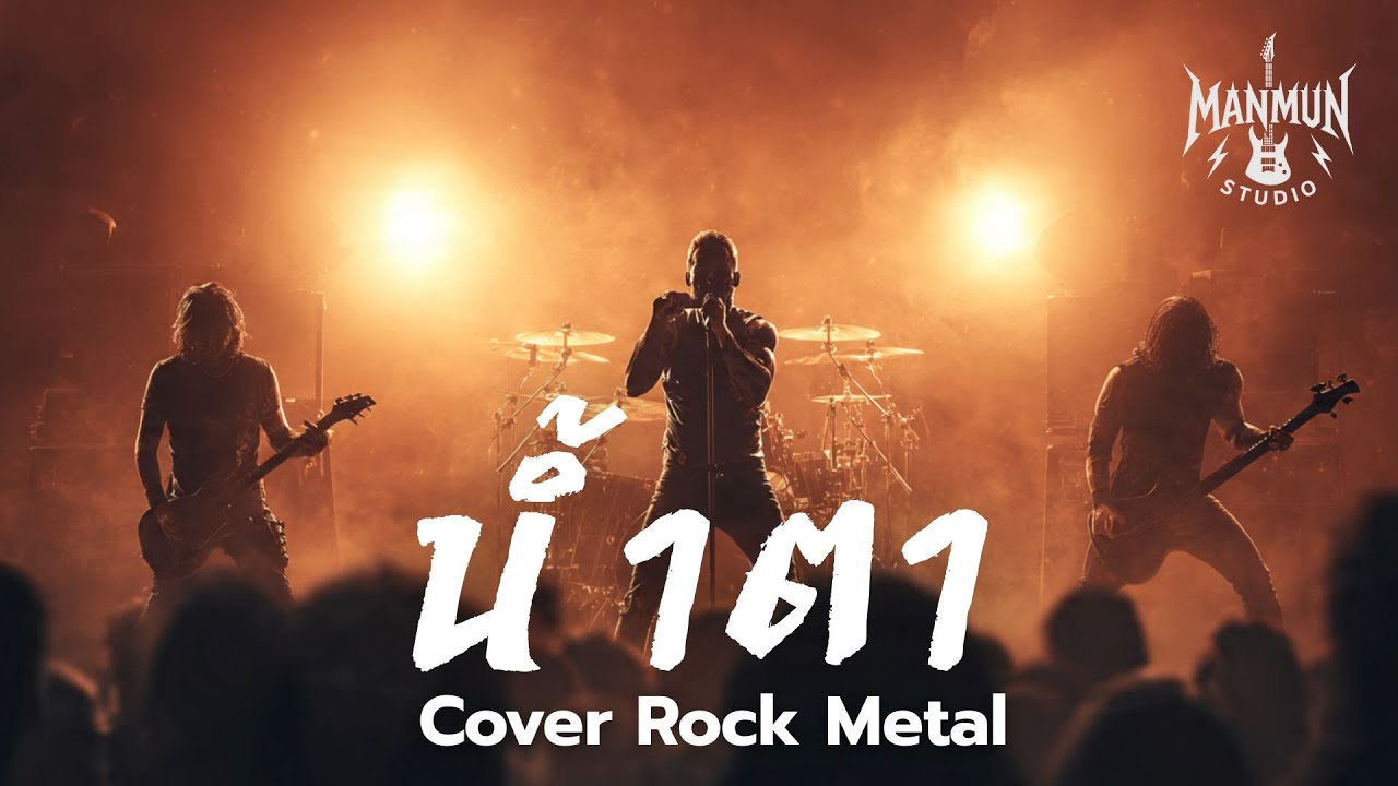 น้ำตา - ไหมไทย หัวใจศิลป์ | Rock Meta Cover | Live Stage | ManMun Studio🤘