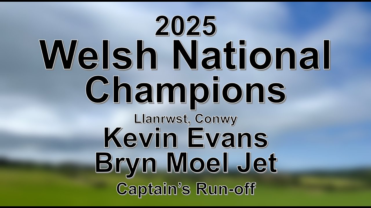 Kevin Evans - Bryn Moel Jet - Captain's Run-off - 2025 Welsh National Sheep Dog Trials Champions