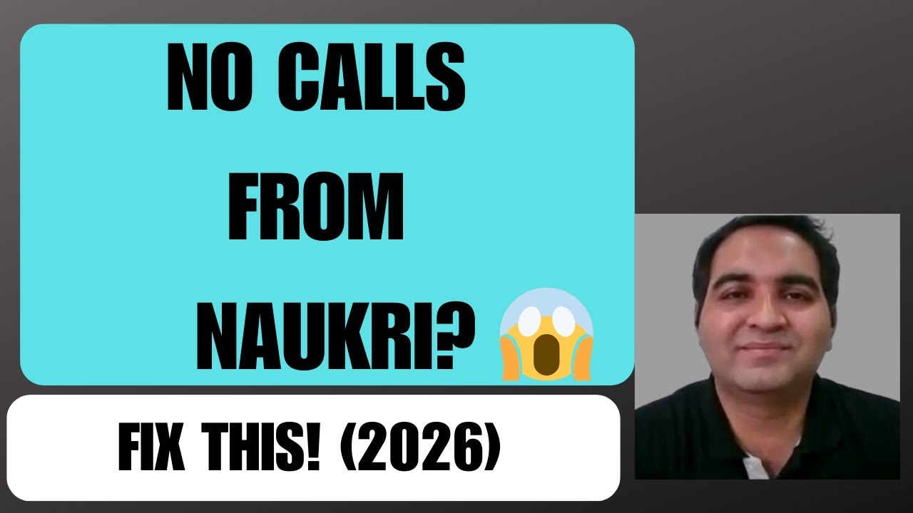 Still Not Getting Calls from Naukri? 😱 Fix This in 2026 | Tester Job Calls Guaranteed| RD Automation