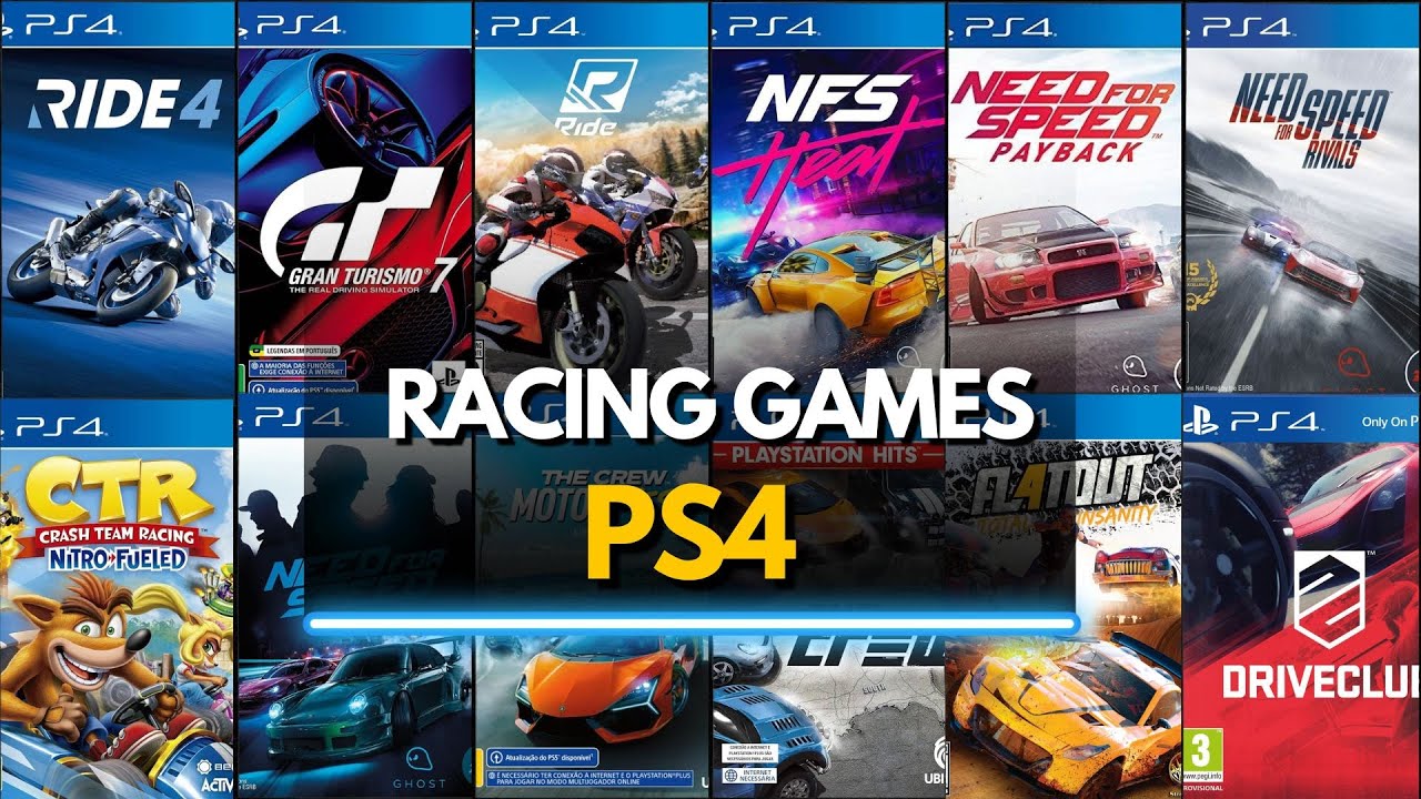 Топ 50 лучших гоночных игр для PS4 (2025)