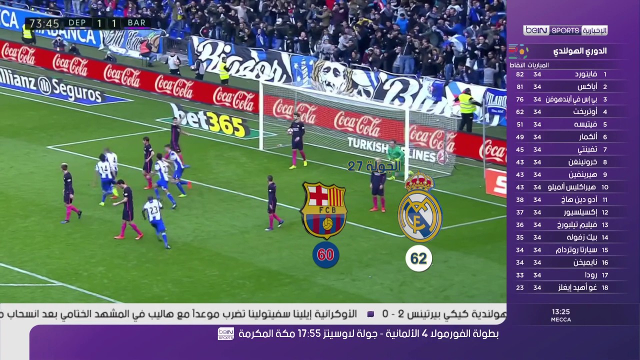 تقرير المبدع وائل البزرة عن مسار ريال مدريد وبرشلونة في الدوري الإسباني قبل الجولة الاخيرة