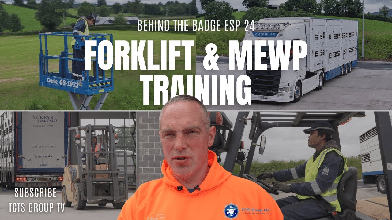 Behind The Badge ESP 24 - Onsite Forklift, MEWP Training & monthly compliance at M. Keys Transport