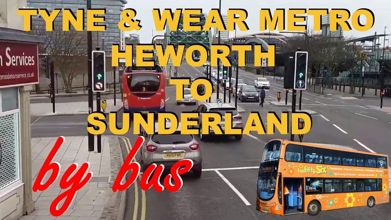 Tyne & Wear Metro : Replacement Bus : Heworth to Sunderland