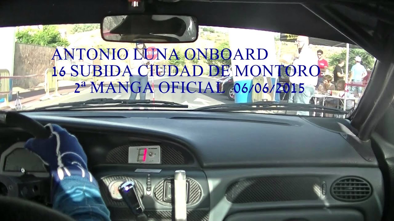On board de Antonio Luna en la XVI Subida Ciudad de Montoro 2015