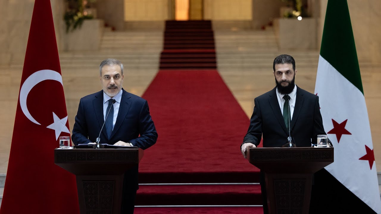 Dışişleri Bakanı Hakan Fidan, HTŞ lideri Ahmed Şara (Colani) ortak basın toplantısı