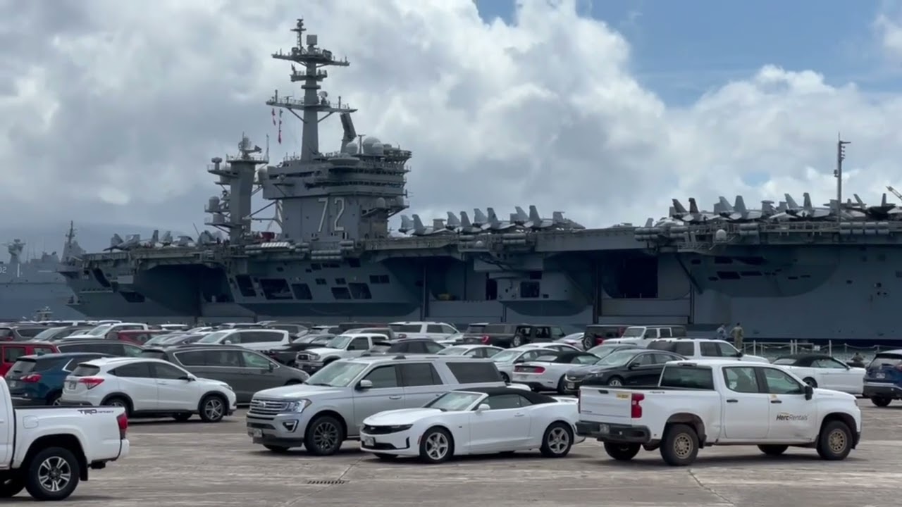Rim of the Pacific 2022 | USS Abraham Lincoln Departs Pearl Harbor