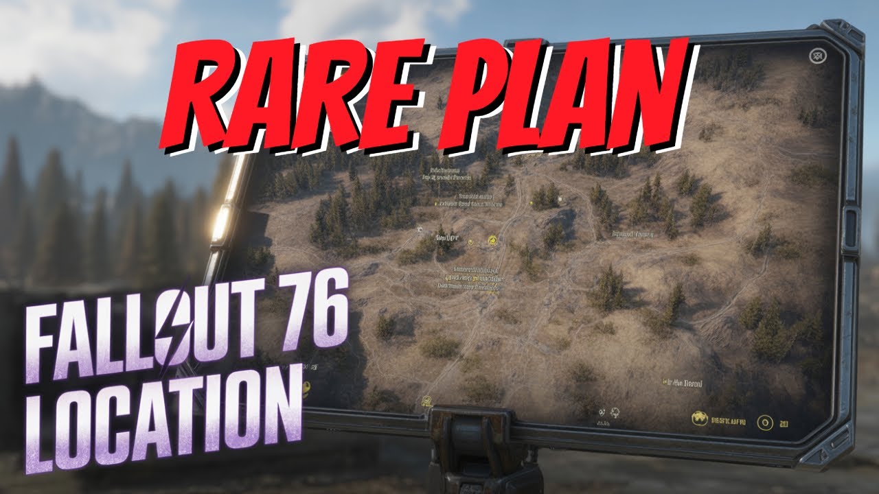 FALLOUT 76 RARE PLAN HIDDEN