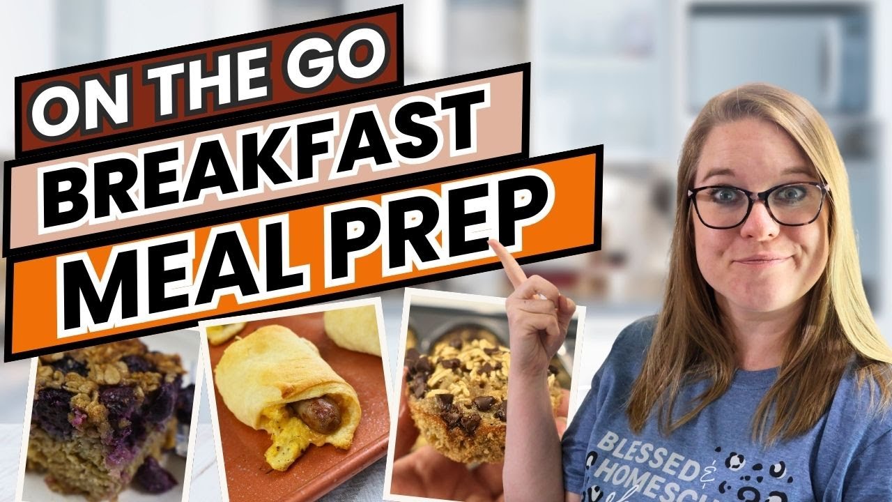 5 GRAB & GO Breakfast Meal Prep Ideas |  FAST & SIMPLE Breakfast Recipes  | Budget Friendly