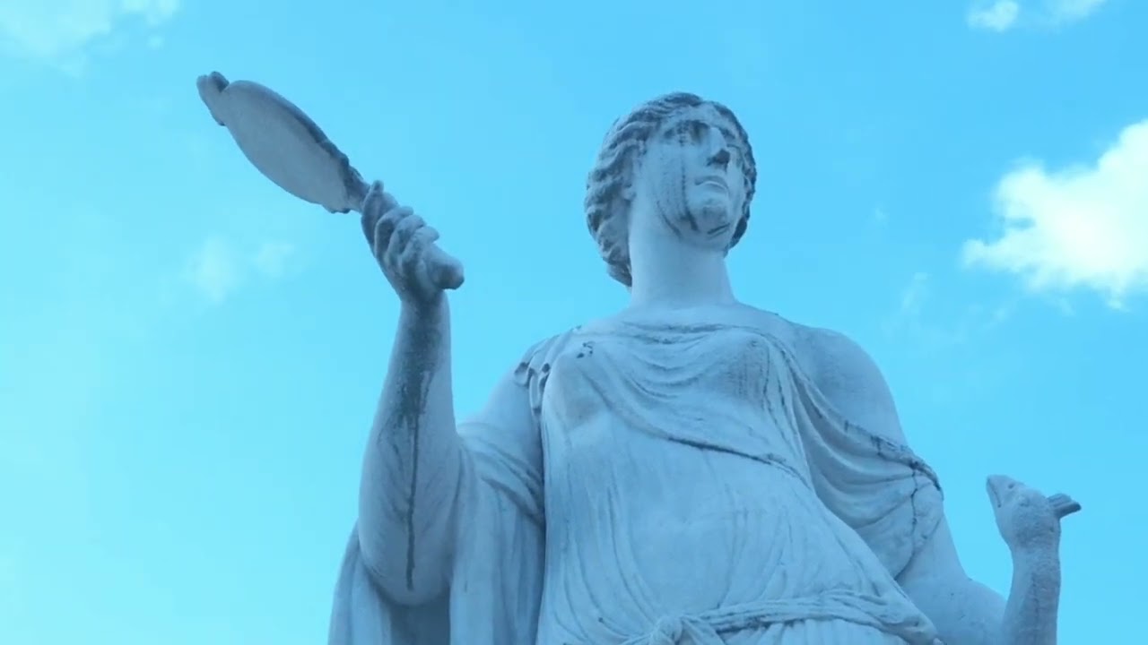 Greek Roman God's Statue video