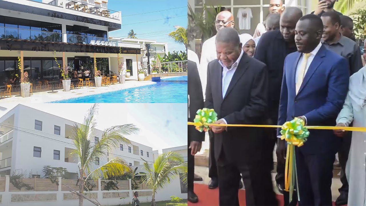 RAIS MSTAAFU DKT. SHEIN AFUNGUA HOTEL YA KIFAHARI ZANZIBAR / NI YA NYOTA 5