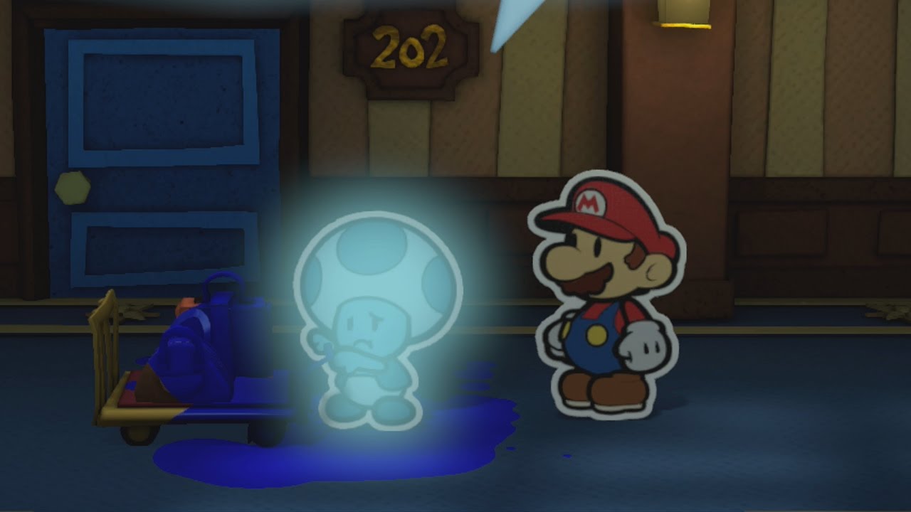 Dark Bloo Inn (Mini Star 1) - Paper Mario: Color Splash Walkthrough