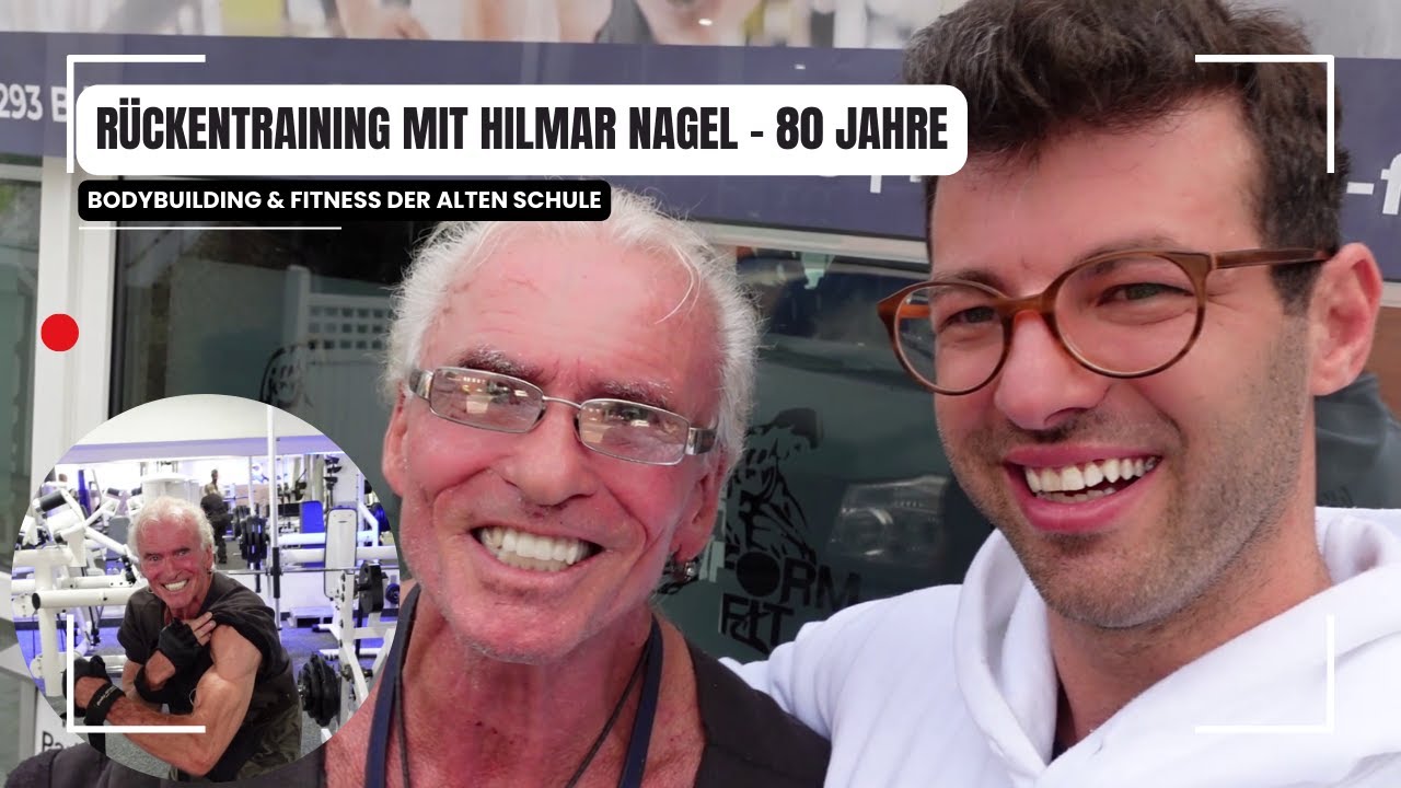 Bodybuilding & Fitness der alten Schule: Rückentraining mit Hilmar Nagel (80) | Form-Fit Hamburg