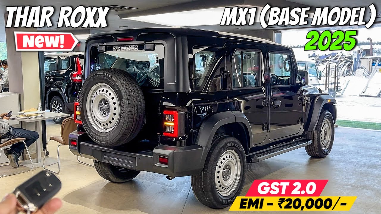 Mahindra Thar Roxx MX1 Diesel 2025 ❤️ | GST 2.0 में ₹ 1,33,000/- की बम्पर छूट ✅ | Thar Roxx Review
