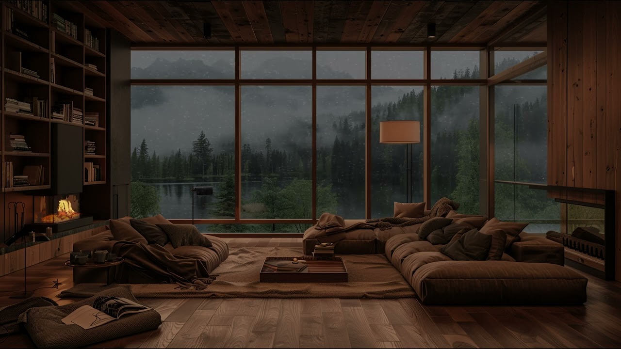 Listen to the gentle whispers of raindrops as they create a soothing soundtrack for relaxation