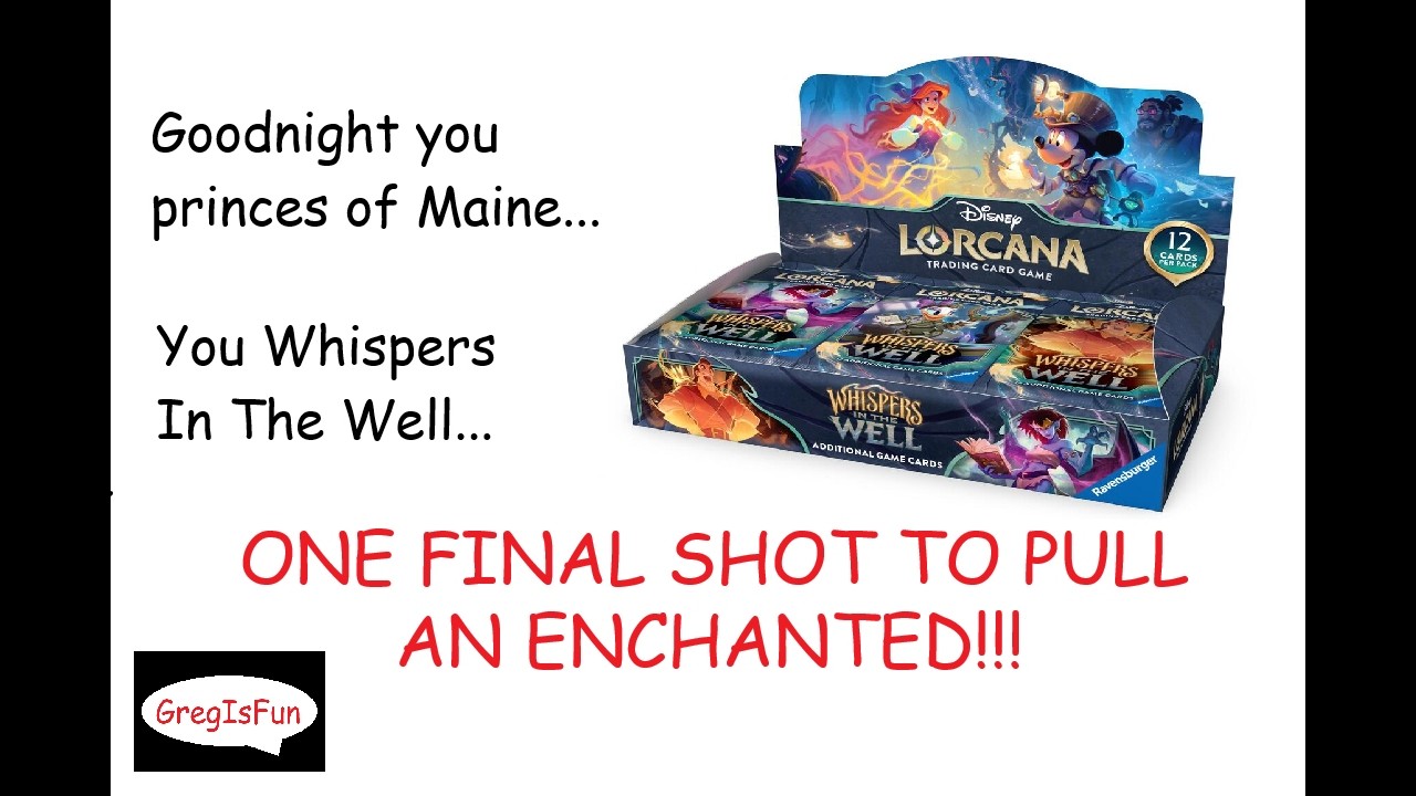 Last box in my case, last box of Whispers! | Disney Lorcana