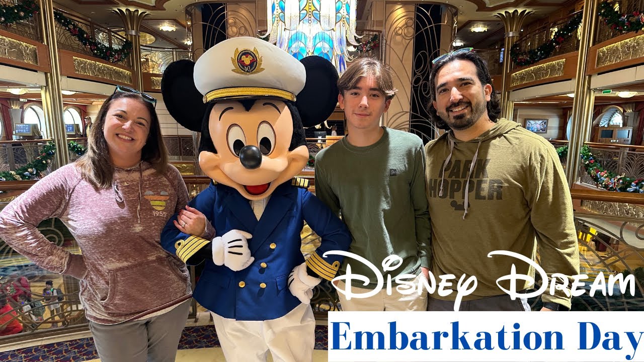 Disney Dream Very MerryTime Cruise Embarkation Day!