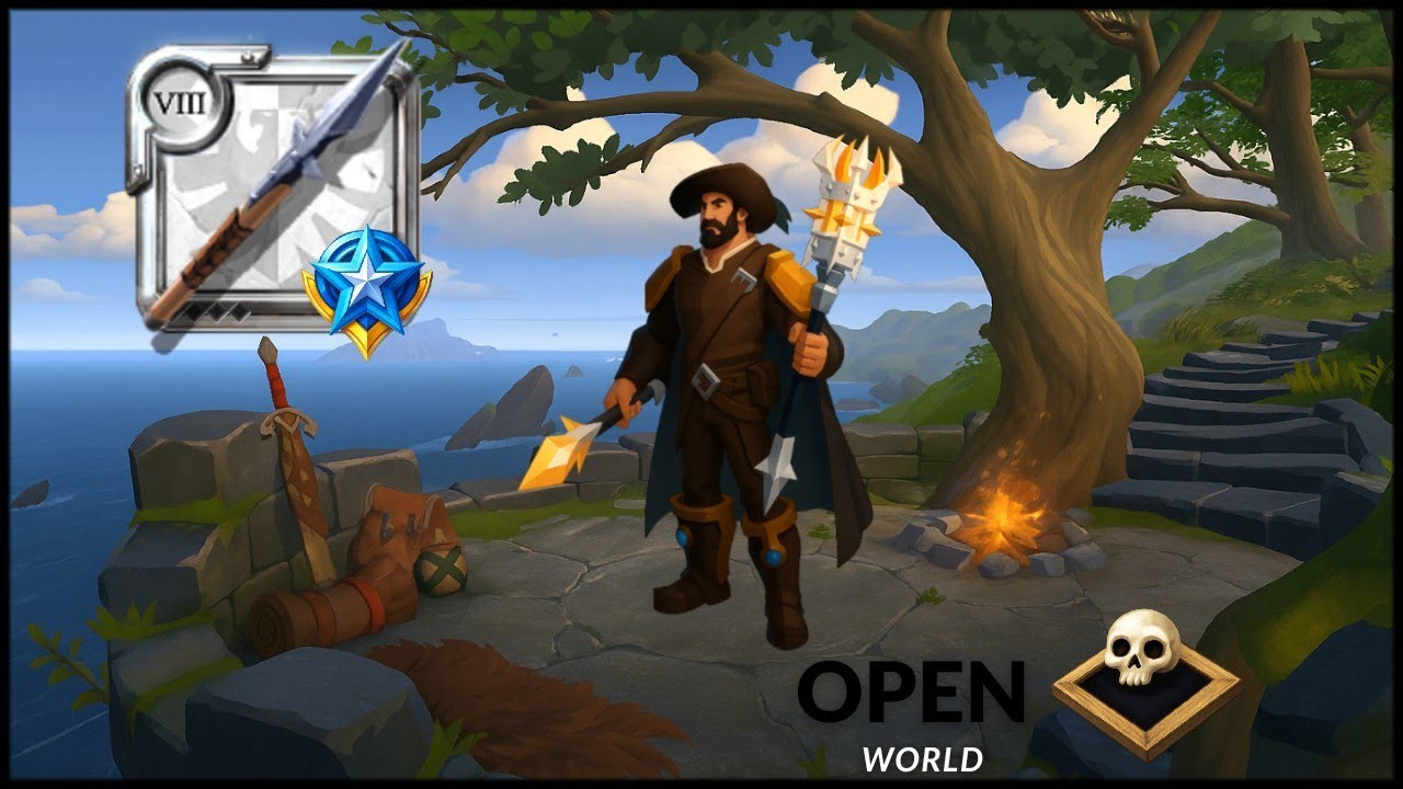 Black Zone Insana com a Lança de 1 Mão – Mundo Aberto Albion Online