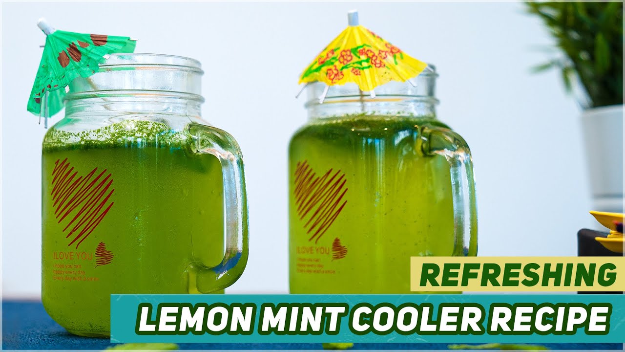 Lemon Mint Cooler | Refreshing | Summer Special | 30 Recipes for 30 Days | Recipe 07 I Selfie Tv