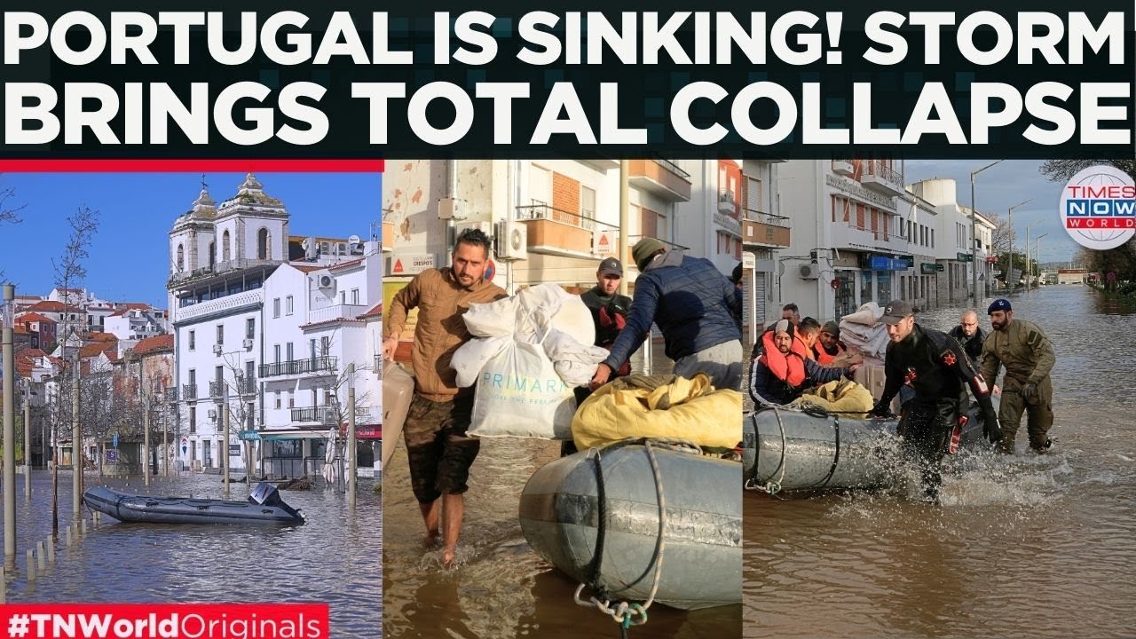 PORTUGAL FLOOD DISASTER Deepens: Back-to-Back Storms Submerge Towns, Rain Breaks All Records