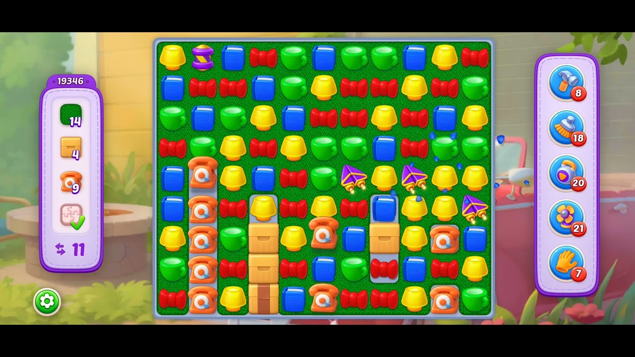 Homescapes Hard Level 19346