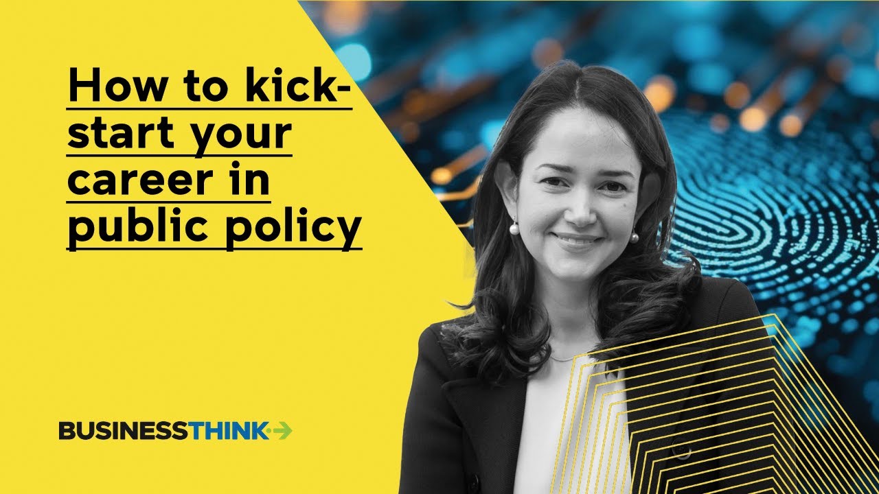Public policy career tips from a CEO